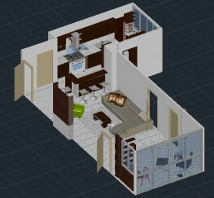  مطبخ تنفيذ ERGOARQUITECTURAS FL C.A.