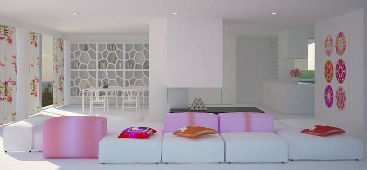  اتاق نشیمن by Zucchero Architects