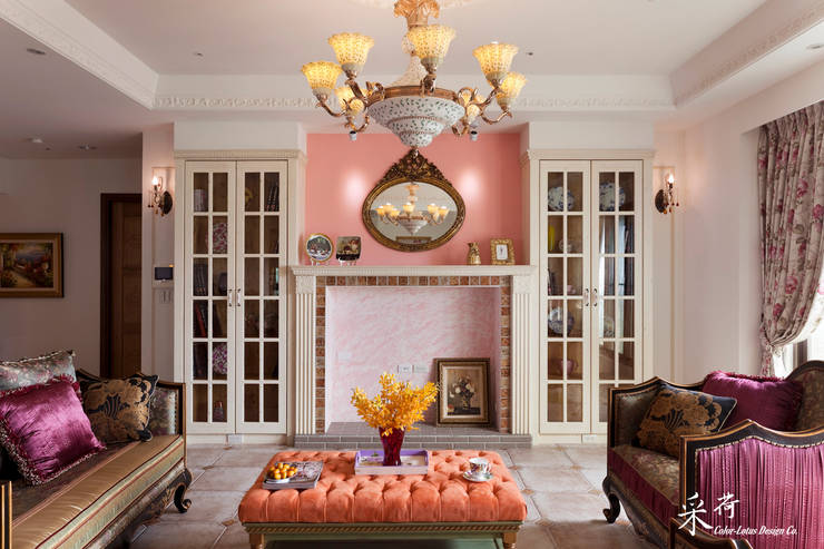  غرفة المعيشة تنفيذ 采荷設計(Color-Lotus Design)