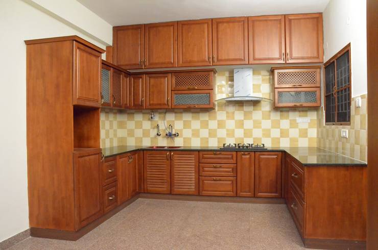 12 pictures of kitchen cabinets for Indian homes