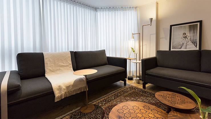 Estar: Sala de estar  por Ateliê 7 arquitetura e design integrados