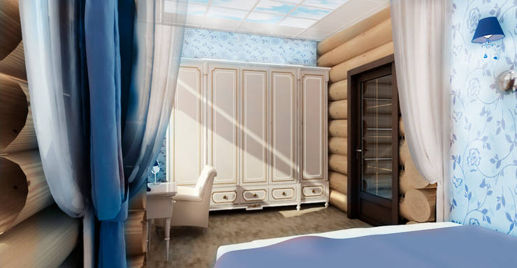  غرفة نوم تنفيذ Дизайнер Светлана Юркова