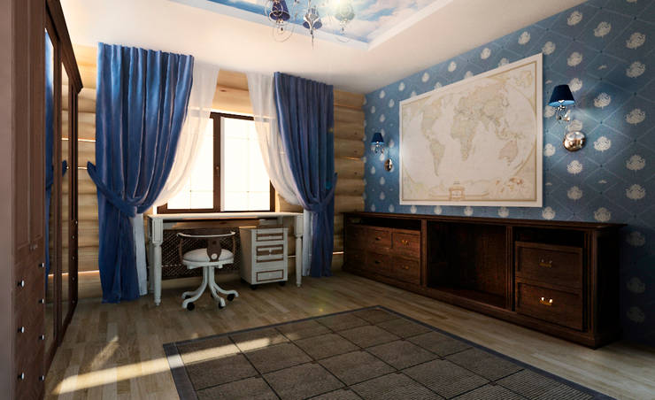  غرفة الاطفال تنفيذ Дизайнер Светлана Юркова