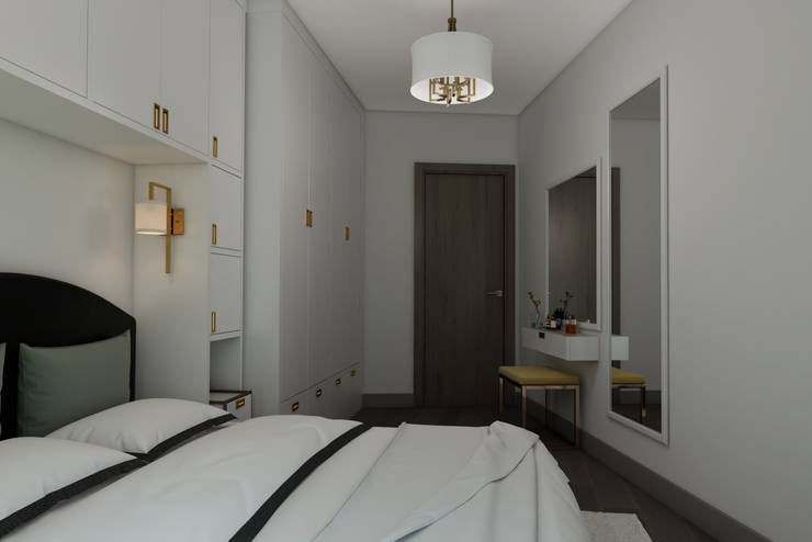 EZGİ AYDOGDU İçmimarlık Danışmanlık ve İnşaat Hiz. – Nef03_Konut :  tarz Yatak Odası