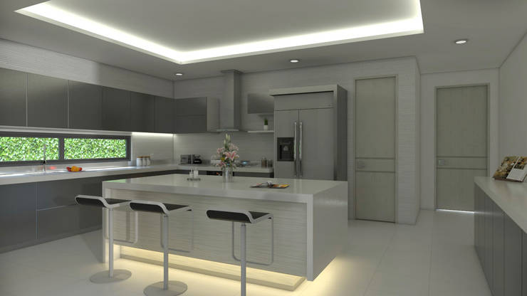 Cucina in stile  di Arquitecto Pablo Restrepo