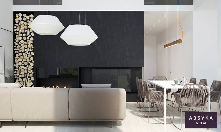 Soggiorno in stile  di Студия дизайна 'Азбука Дом'