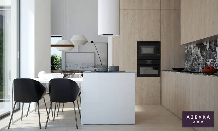 Cucina in stile  di Студия дизайна 'Азбука Дом'