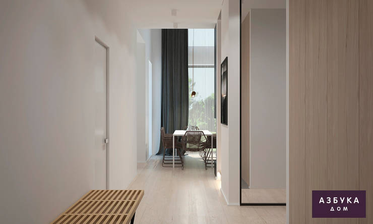 Ingresso & Corridoio in stile  di Студия дизайна 'Азбука Дом'