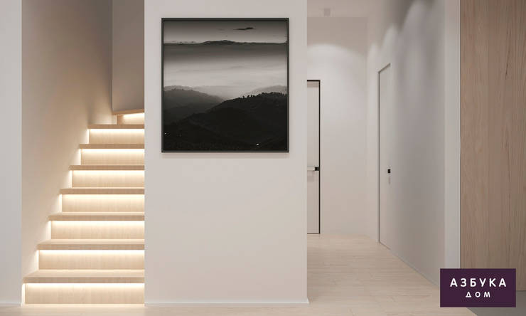 Ingresso & Corridoio in stile  di Студия дизайна 'Азбука Дом'