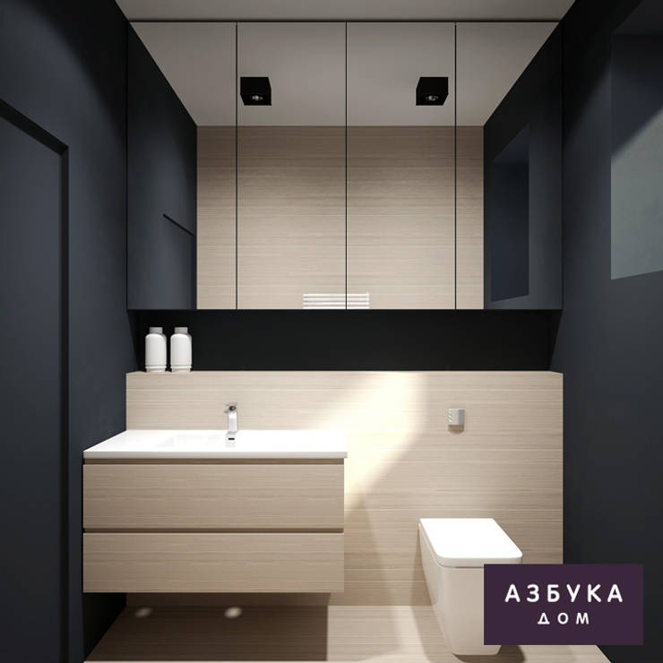 Bagno in stile  di Студия дизайна 'Азбука Дом'