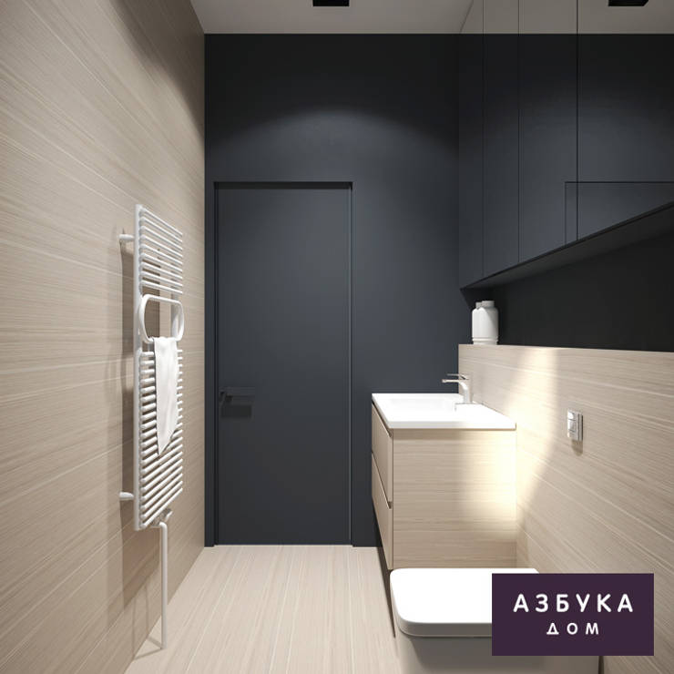Bagno in stile  di Студия дизайна 'Азбука Дом'