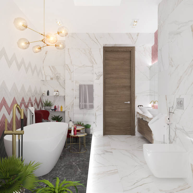 20 ideas para decorar las paredes de tu baño (¡y que se vea muy moderno!)