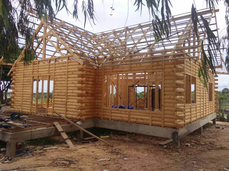  房子 by Sukjai Logcabin Partnership