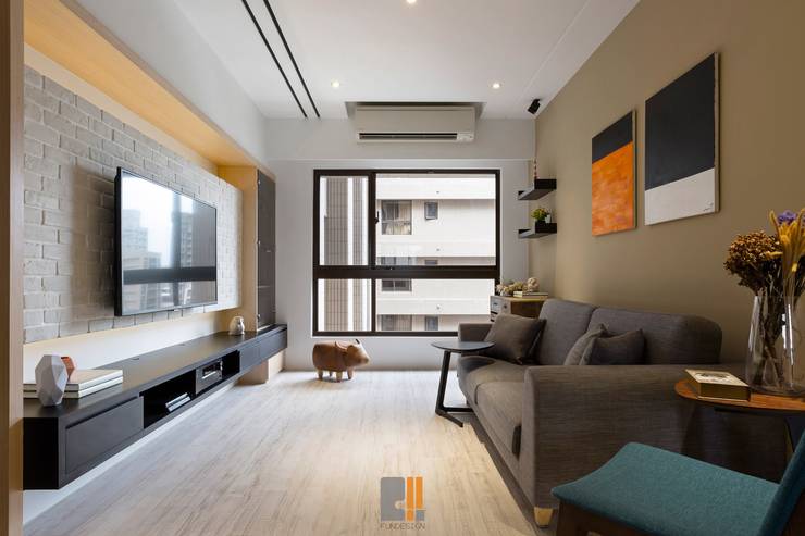  غرفة المعيشة تنفيذ 築川設計