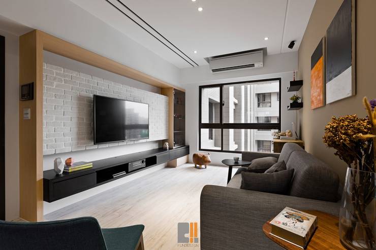  غرفة المعيشة تنفيذ 築川設計