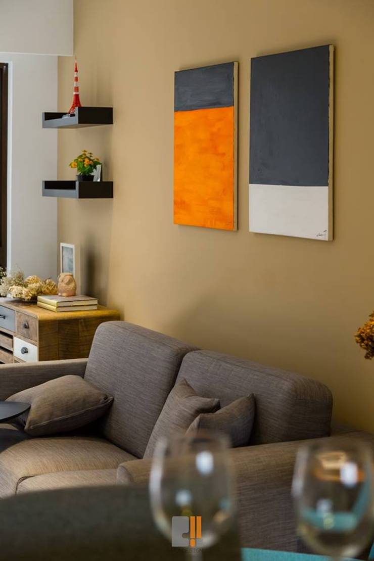  غرفة المعيشة تنفيذ 築川設計