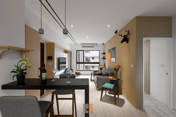  غرفة المعيشة تنفيذ 築川設計