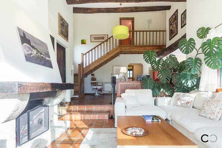  غرفة المعيشة تنفيذ CCVO Design and Staging