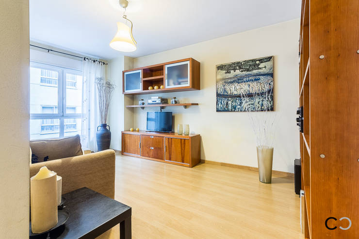  غرفة المعيشة تنفيذ CCVO Design and Staging