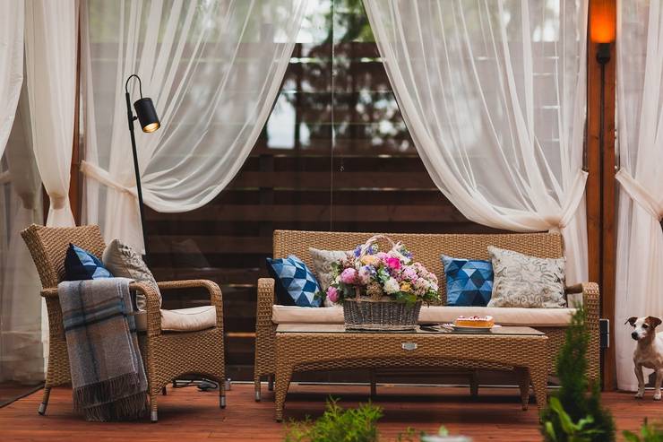 Jardines de estilo  por Anastasia Yakovleva design studio