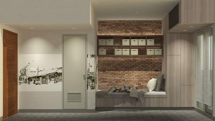 Habitaciones de estilo  por studio tektonik