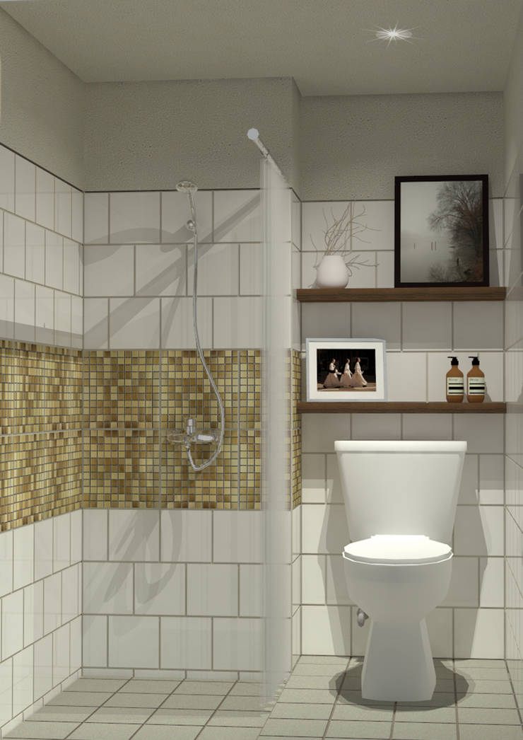 Baños de estilo  por studio tektonik