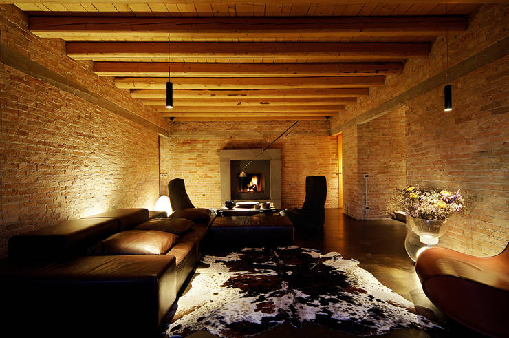  غرفة المعيشة تنفيذ zanon architetti associati