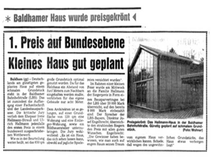 Casa unifamiliare in stile  di Architekturbüro Michael Bidner