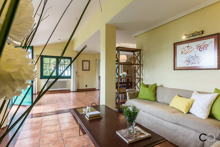  غرفة المعيشة تنفيذ CCVO Design and Staging