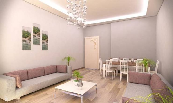Arredeco  Mimarlık - Y. Mimar Caner Kutsal – Hoylu İnşaat:  tarz Oturma Odası