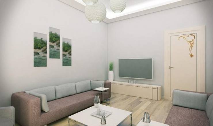 Arredeco  Mimarlık - Y. Mimar Caner Kutsal – Hoylu İnşaat:  tarz Oturma Odası