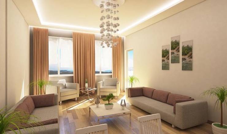 Arredeco  Mimarlık - Y. Mimar Caner Kutsal – Hoylu İnşaat:  tarz Oturma Odası