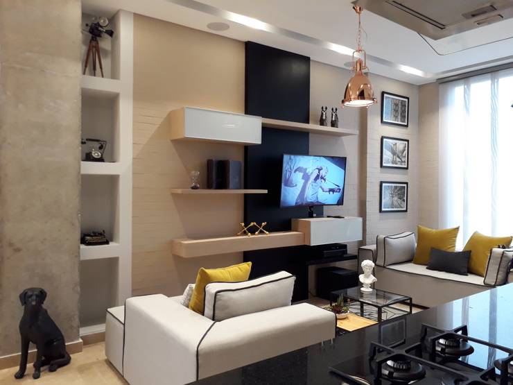  غرفة المعيشة تنفيذ ecoexteriores