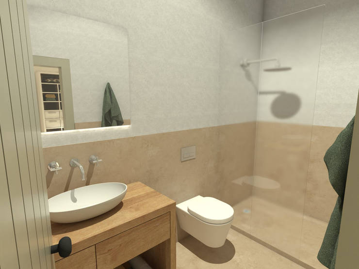 Projekty,  Łazienka zaprojektowane przez Grupo Norma