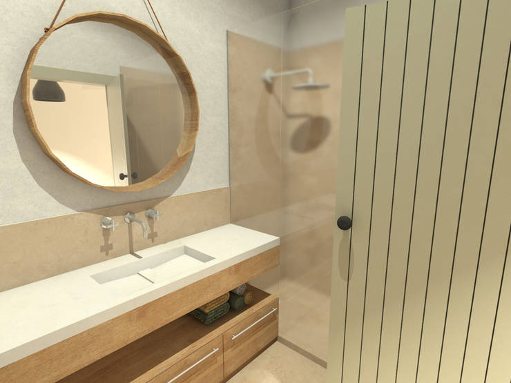 Projekty,  Łazienka zaprojektowane przez Grupo Norma