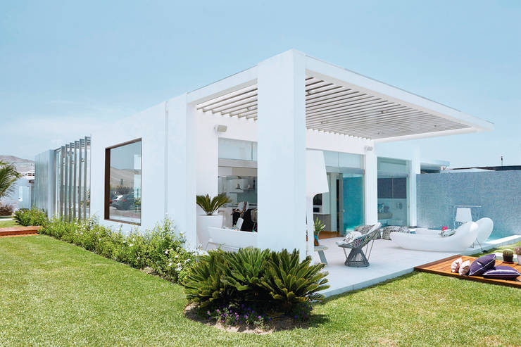 超时尚平房:一个纯白透亮的通透系现代居所