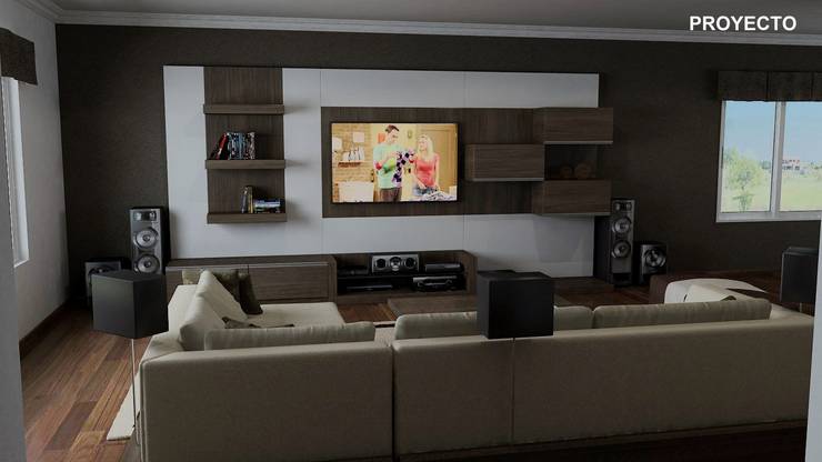 Proyecto de diseño interior de living comedor von Fernan Etcheverry ... Proyecto de diseño interior de living comedor von Fernan Etcheverry ...
