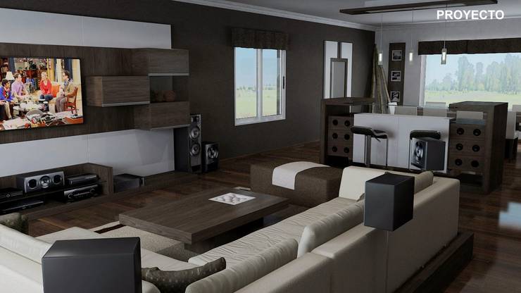 Proyecto de diseño interior de living comedor von Fernan Etcheverry ... Proyecto de diseño interior de living comedor von Fernan Etcheverry ...