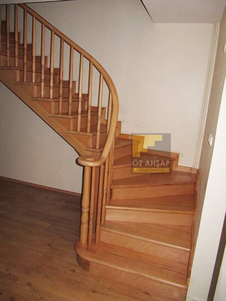 ÖZ AHŞAP MERDİVEN Ahşap merdiven yapımı 05322218302 homify
