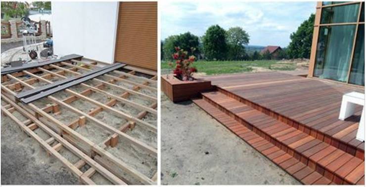 ¿Cómo instalar un piso de madera en la terraza?