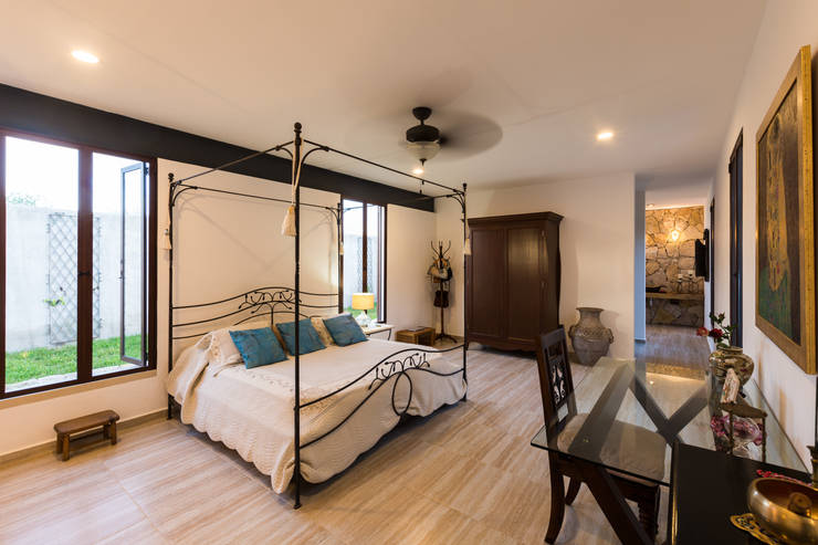  غرفة نوم تنفيذ Cetina y Ancona Arquitectos