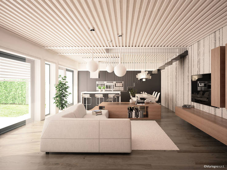 Salas de estilo  por Marlegno