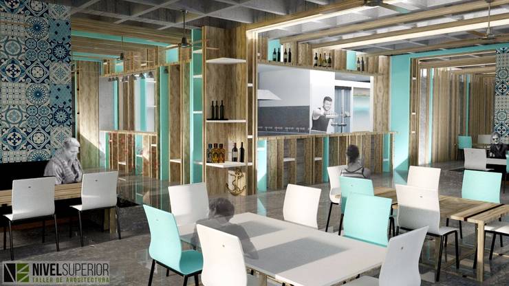  غرفة السفرة تنفيذ NIVEL SUPERIOR taller de arquitectura 