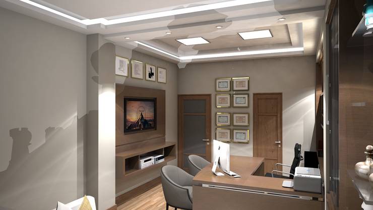 Diseño interior oficina gerencia von Savignano Design | homify Diseño interior oficina gerencia von Savignano Design | homify