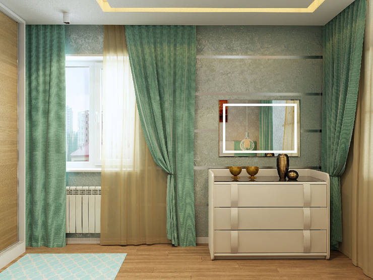 Chambre de style  par Гузалия Шамсутдинова | KUB STUDIO
