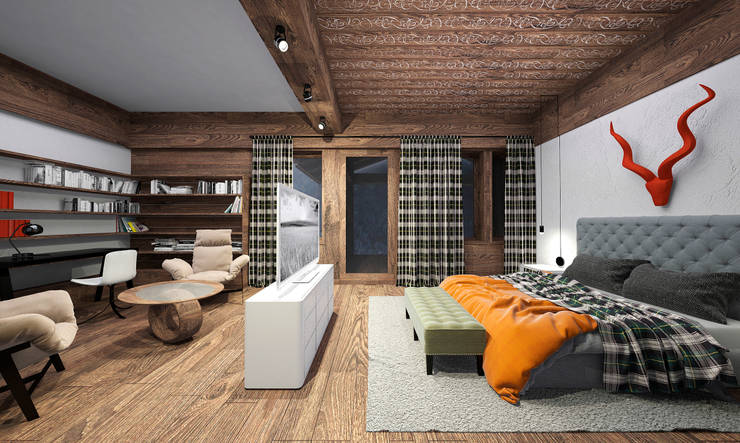  غرفة نوم تنفيذ ARCHDUET&DA