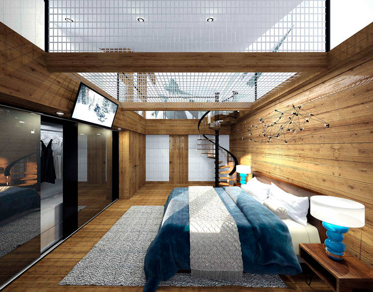  غرفة نوم تنفيذ ARCHDUET&DA