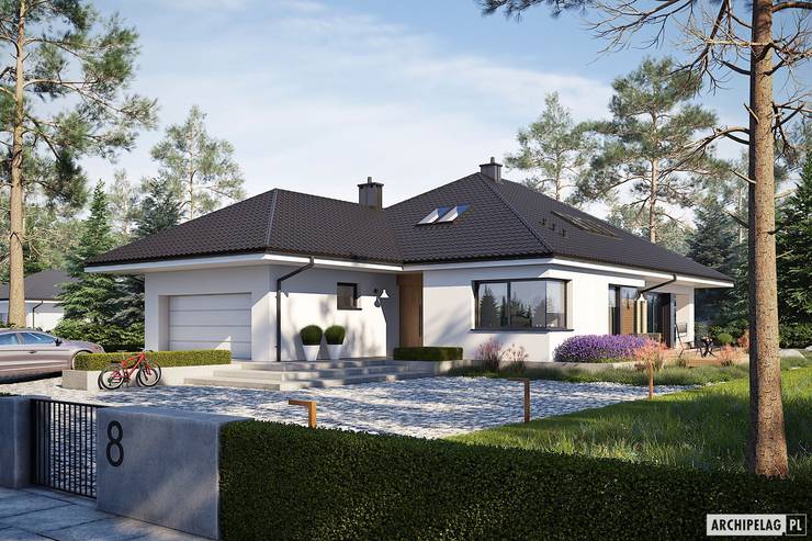  Окремий будинок by Pracownia Projektowa ARCHIPELAG