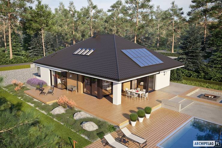  Окремий будинок by Pracownia Projektowa ARCHIPELAG