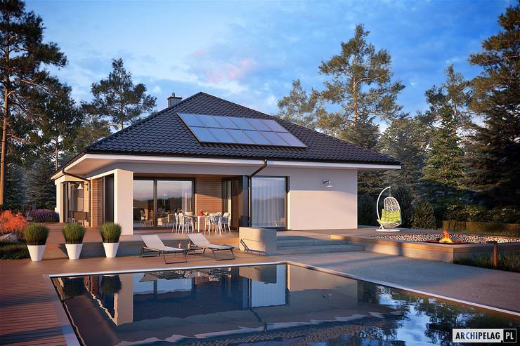  Окремий будинок by Pracownia Projektowa ARCHIPELAG